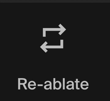 reablate button